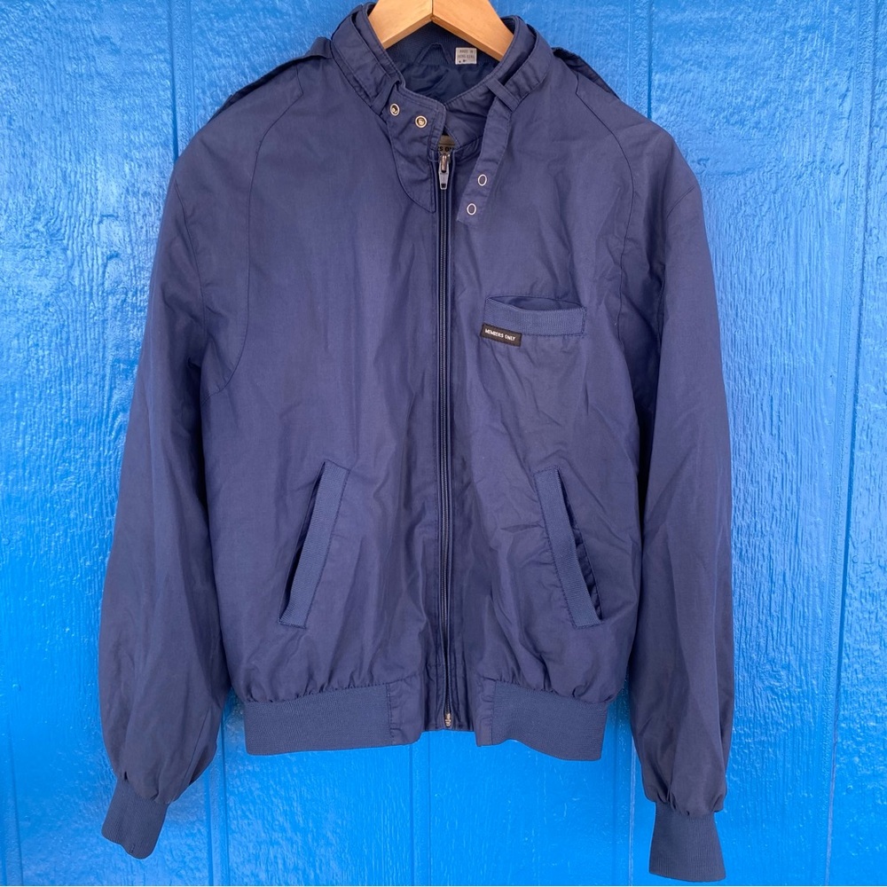 Members Only Navy Bomber Jacket